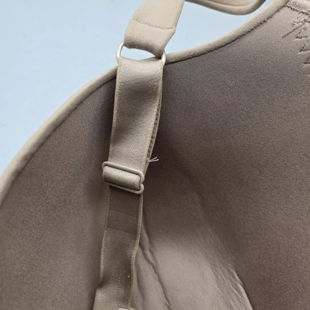 Ambrielle Women Bra 44DDD Beige Super Soft Full Coverage T Shirt Underwired